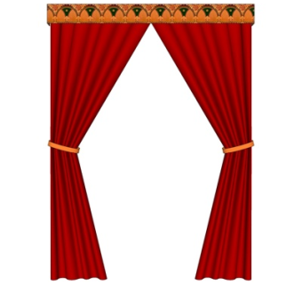 东南亚窗帘su模型