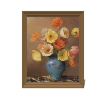 简欧装饰画su模型