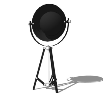 现代摄影器材su模型