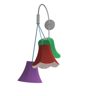 简欧壁灯su模型