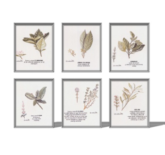 北欧装饰画su模型