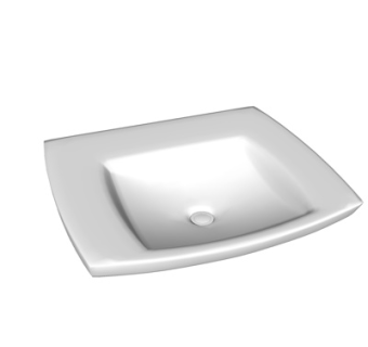 现代洗手盆su模型