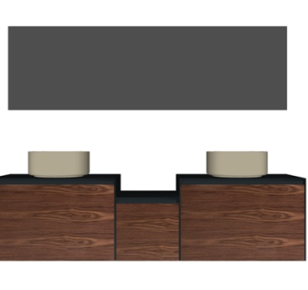 新中式洗手盆su模型