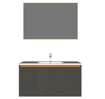 新中式洗手盆su模型
