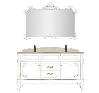 欧式洗手盆su模型