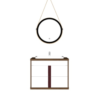 新中式洗手盆su模型