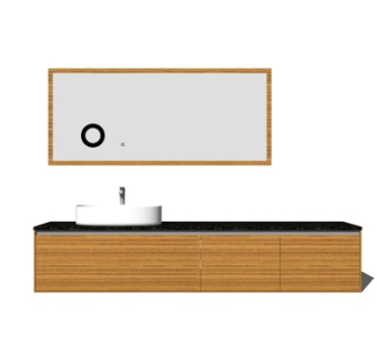 现代洗手盆su模型