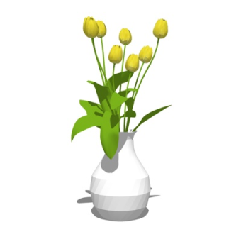 现代装饰品su模型