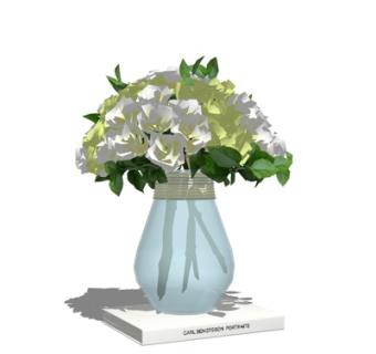 现代装饰品su模型