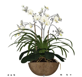 现代花瓶花卉su模型