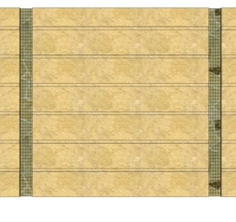 现代电视背景墙su模型