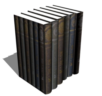 现代书籍组合su模型