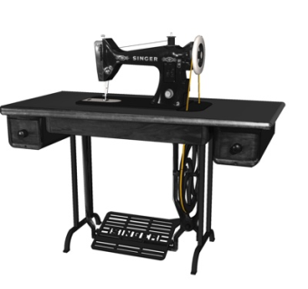 现代缝纫机su模型