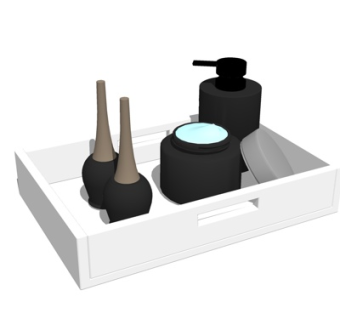 现代洗涤用品su模型