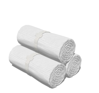 现代浴巾组合su模型