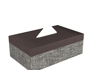 现代<em>纸巾盒</em>su模型