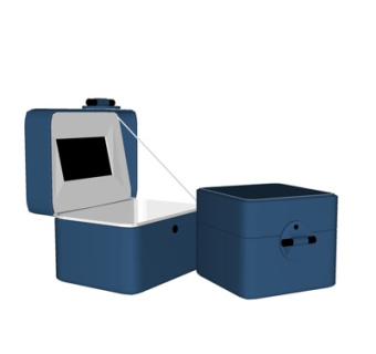 现代纸巾盒su模型