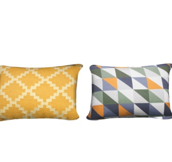 现代几何抱枕su模型