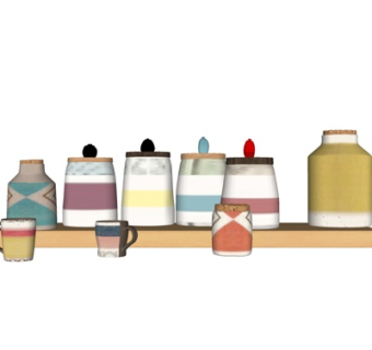 现代洗涤用品su模型