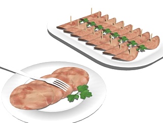 现代肉食su模型