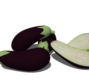 现代茄子su模型