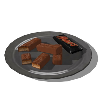 现代巧克力su模型