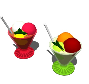 现代水果饮料su模型