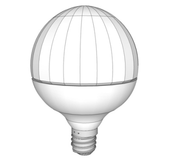 现代灯泡su模型