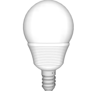 现代灯泡su模型