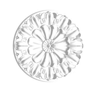 简欧石膏雕花su模型
