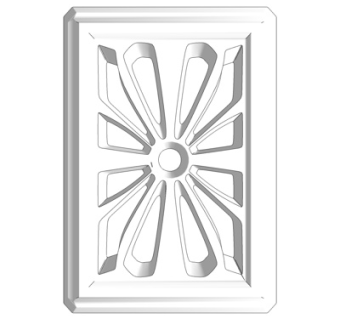 简欧石膏雕花su模型