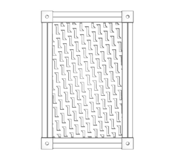 简欧石膏雕花su模型