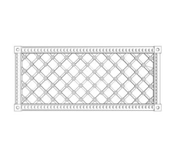 简欧石膏雕花su模型