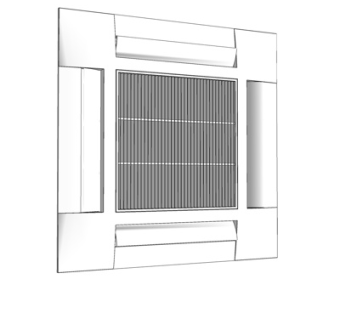 现代中央空调su模型