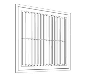 现代出风口格栅su模型