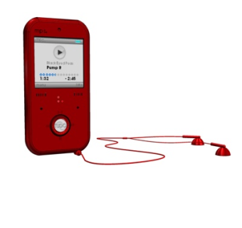 现代MP3音乐播放器su模型