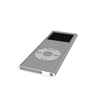 现代MP3音乐播放器su模型