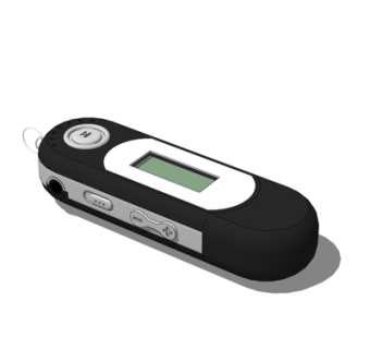 现代MP3音乐播放器su模型