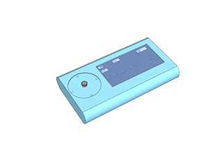 现代MP3音乐播放器su模型
