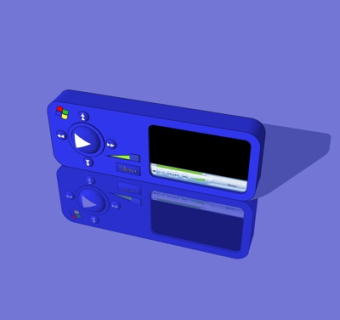 现代收音机su模型