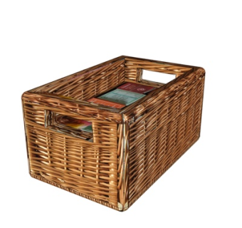 现代藤编储物篮su模型