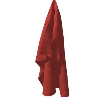 现代浴巾su模型