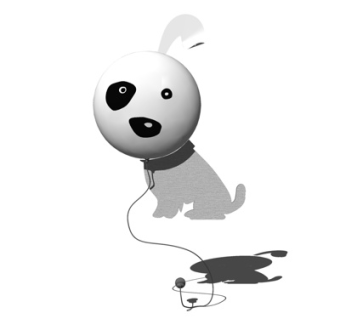 现代卡通兔子儿童壁灯su模型