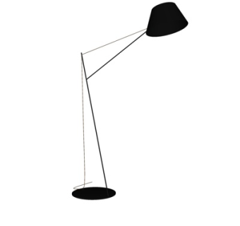 现代金属落地灯su模型