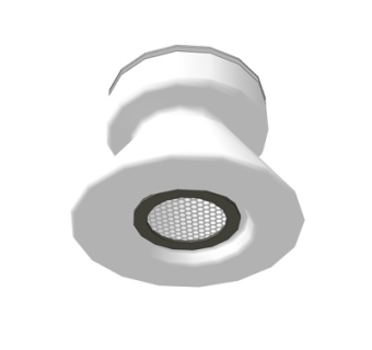 现代筒灯su模型