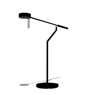 现代金属落地灯su模型