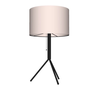 现代金属台灯su模型