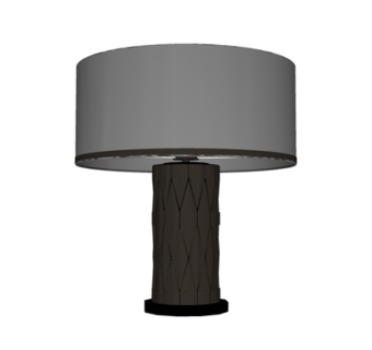 现代圆柱台灯su模型