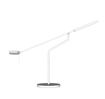 现代金属落地灯su模型