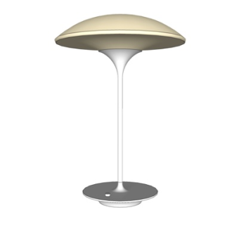 现代金属台灯su模型